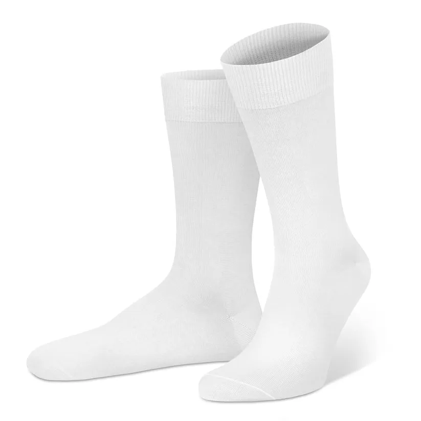 Calf Socks White (39-42, Calf Stockings)