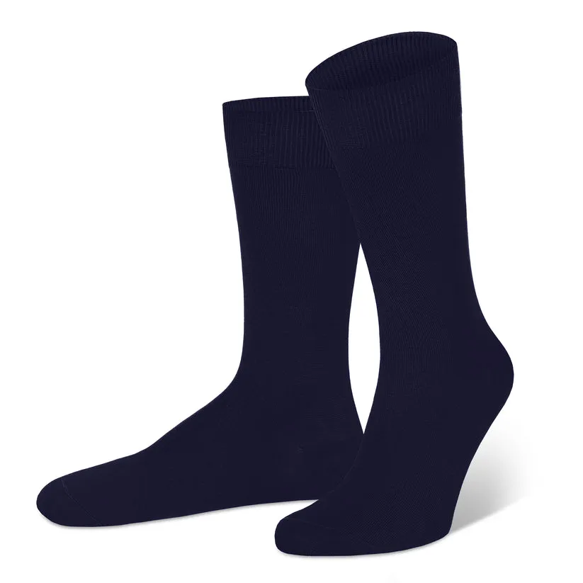 Chaussette mi-mollet Bleu Atlantique (39-42, Chaussettes de mollet)